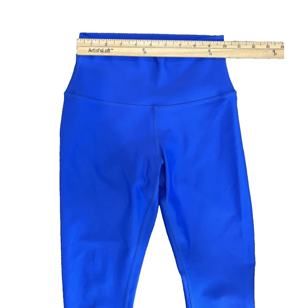 Alo Yoga High Waist Airbrush 7/8 Leggings Vibrant Blue Womens Size XS Active